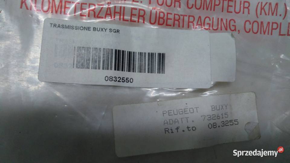 Linka prędkościomierza licznika SGR PEUGEOT BUXY Linki i cięgna Bielsk Podlaski sprzedam