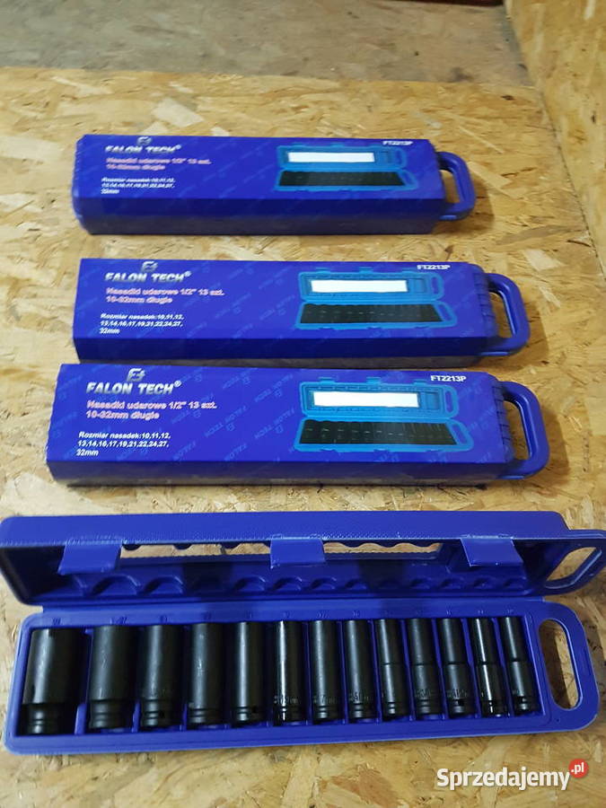 Nasadki udarowe sześciokątne długie 78mm 12 wielkopolskie Głogowa