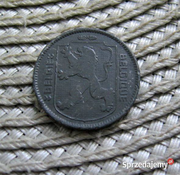 Belgia 1 Frank 1946r Cynk Kalisz