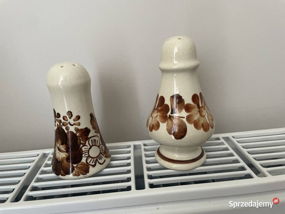 Włocławek fajansowa solniczka PRL Pruszcz Gdański sprzedam