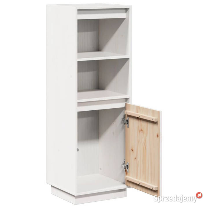 Szafka biała 37x34x110 lite drewno sosnowe Warszawa