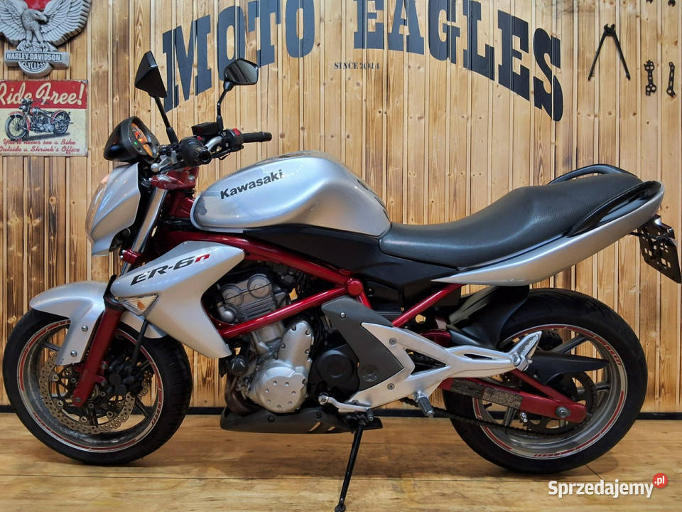 Kawasaki ER Piękny Motocykl KAWASAKI ER6n naked łańcuch Stare Miasto