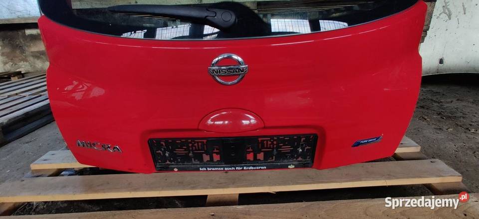 TYLNA KLAPA BAGAŻNIKA TYŁ SZYBA NISSAN MICRA K12 osobowe Rudziniec