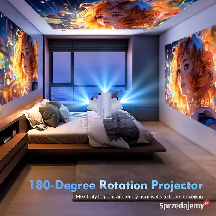 Projektor HY 300 PRO Android 11 WiFi ANSI 260 z Wołomin