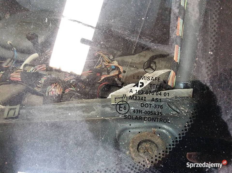 SZYBA PRZÓD MERCEDES ML W163 kujawsko-pomorskie