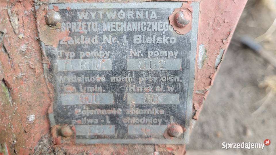 Motopompa m800 leopolia Sława