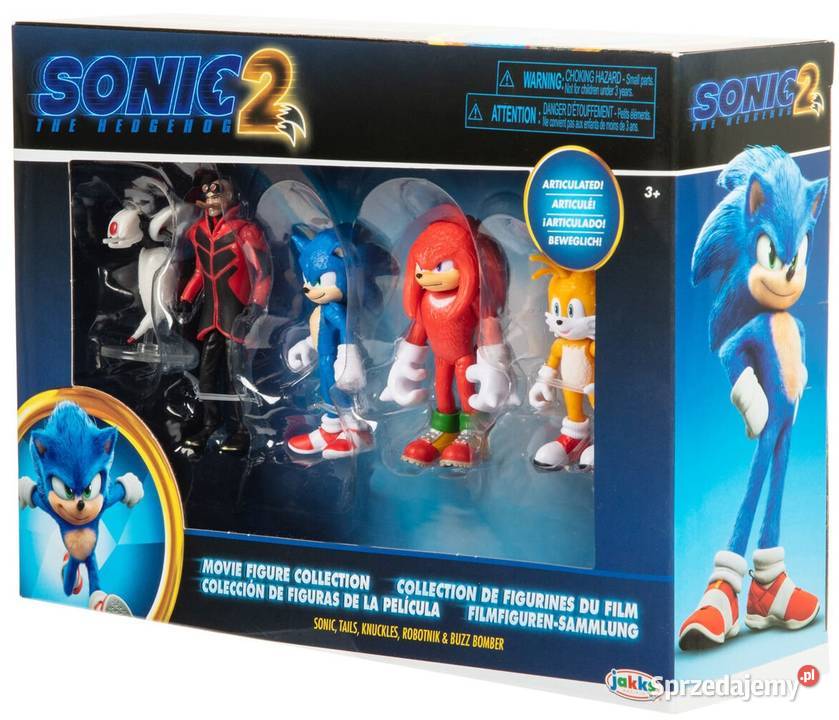 Zestaw 5 Figurek Sonic The Hedgehog 2 Movie