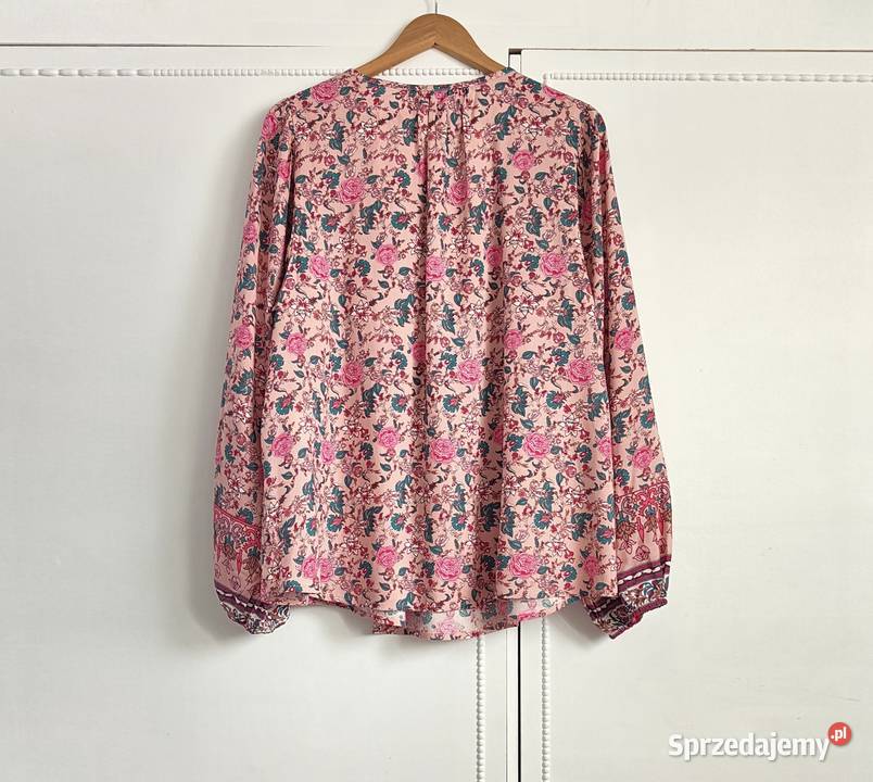 Bluzka w kwiaty Amisu XXL boho peasant plus size zachodniopomorskie Szczecin sprzedam
