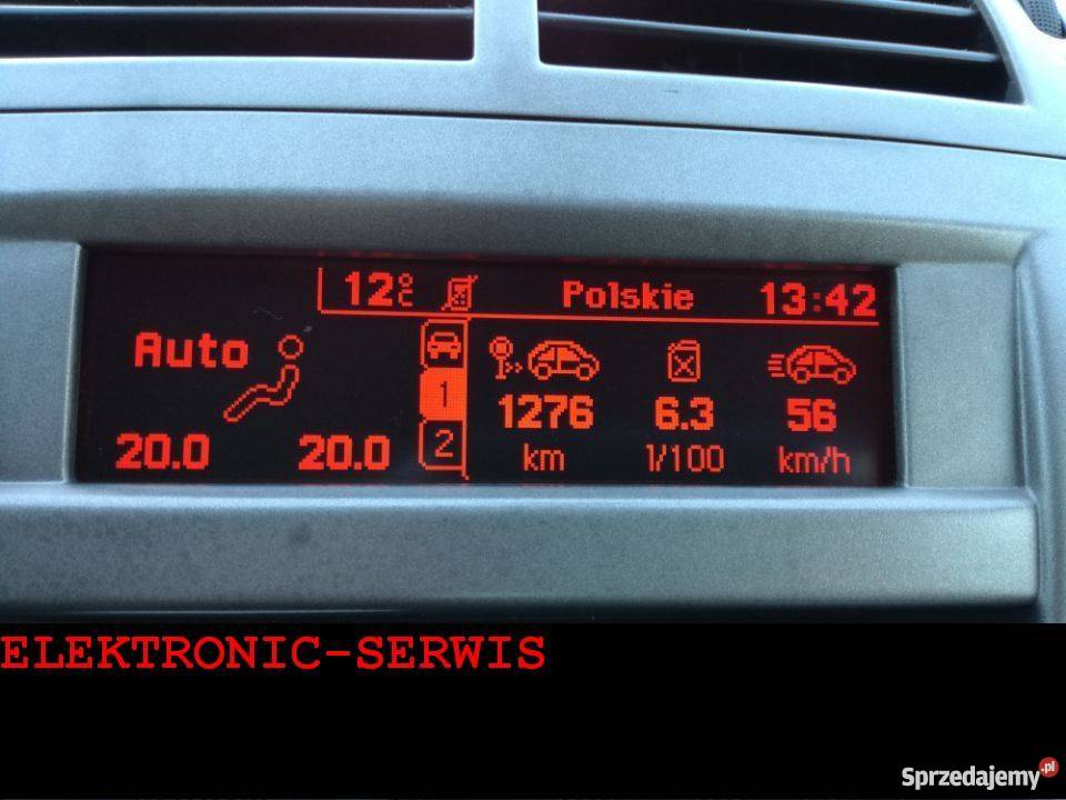 Naprawa wyświetlacza Peugeot 5008 Poznań