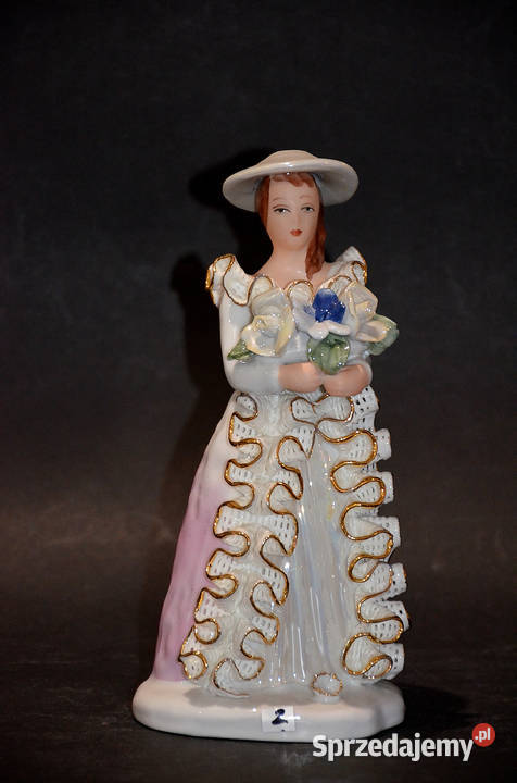 Figurka Porcelana reg Alba Iulia Rumunia koronki Środa Wielkopolska sprzedam