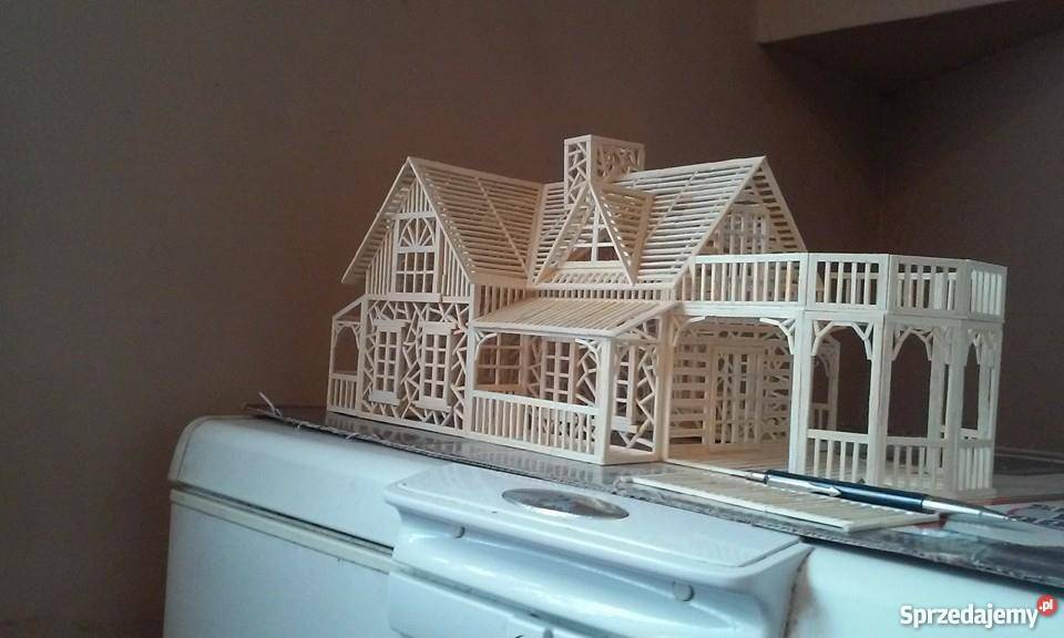 sprzedam budowle z zapałek inny kolor Nowy Sącz