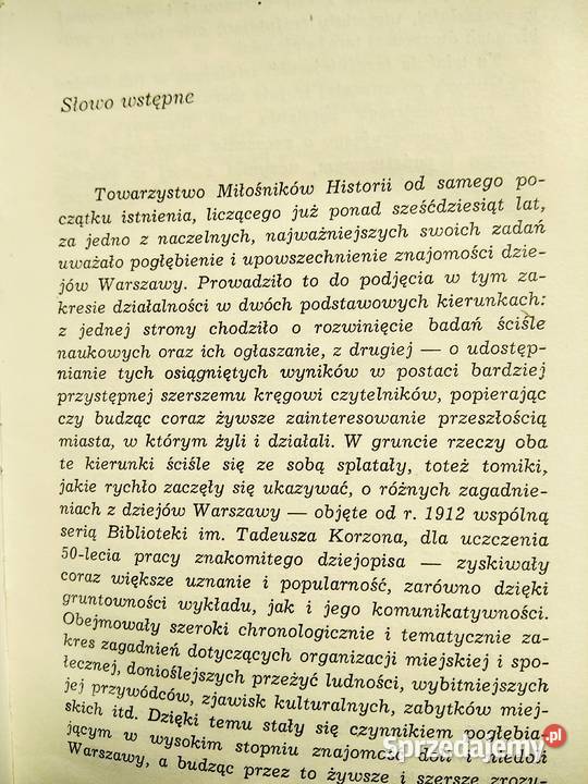Warszawa Sasów i Stanisława Augusta pierwsze
