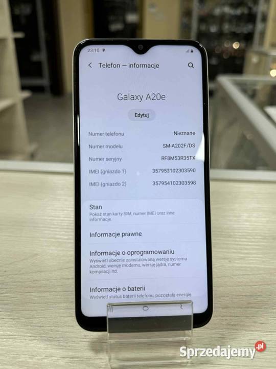 Smartfon Samsung Galaxy A20e Elbląg