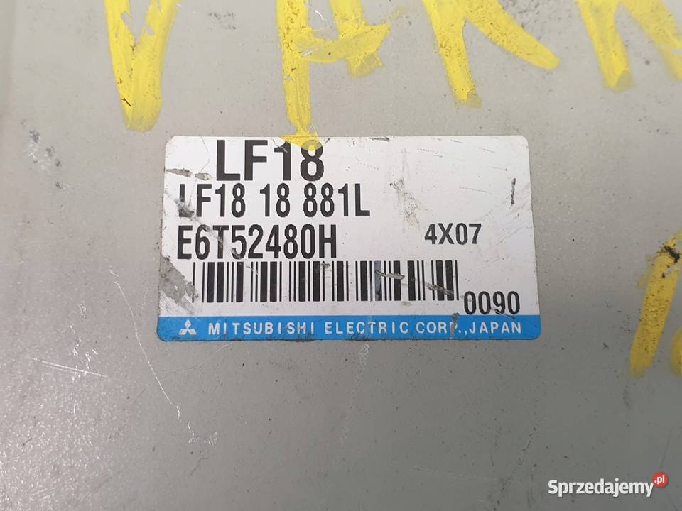 Mazda 6 20 16V STEROWNIK SILNIKA komputer osobowe Rudka