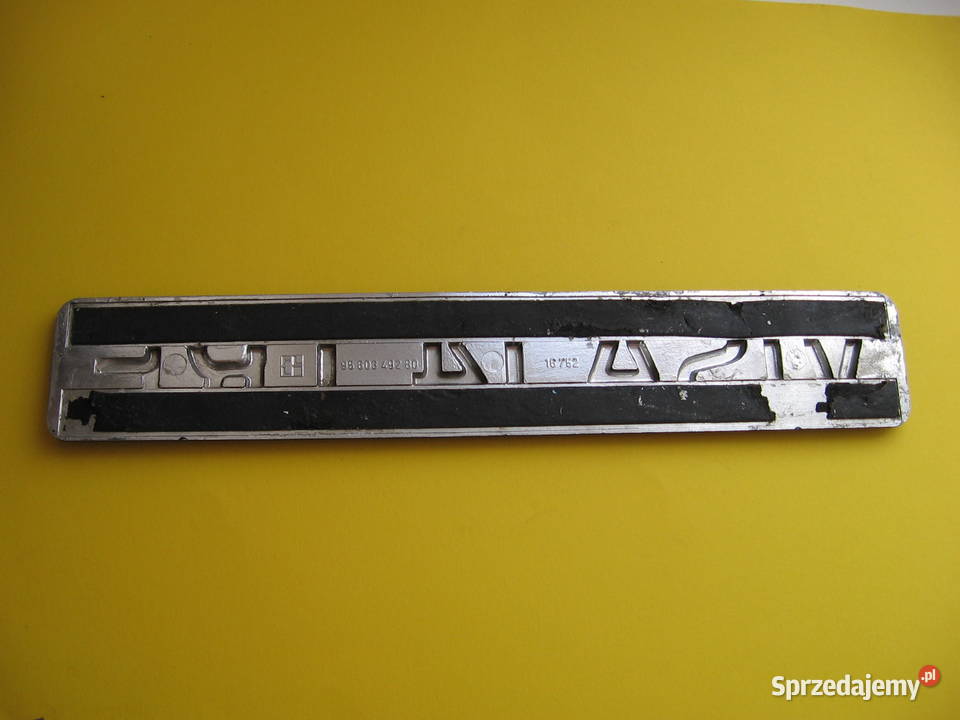 Citroen VISA14 TRS stary emblemat znaczek napis Emblematy Przemyśl