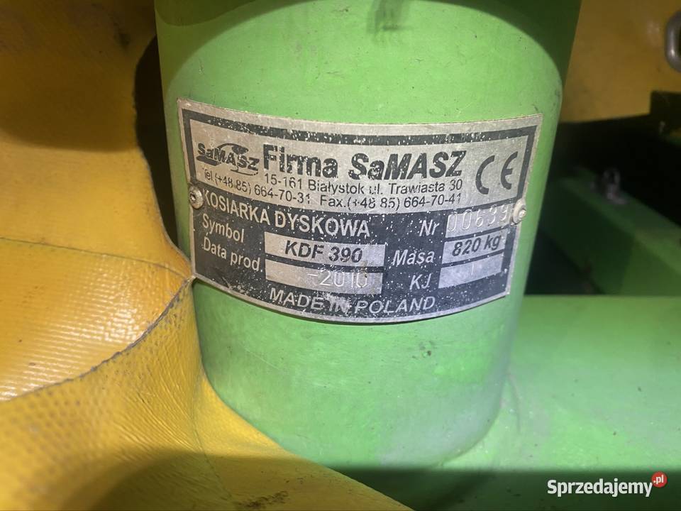 Kosiarka Dyskowa Samasz KDF 390