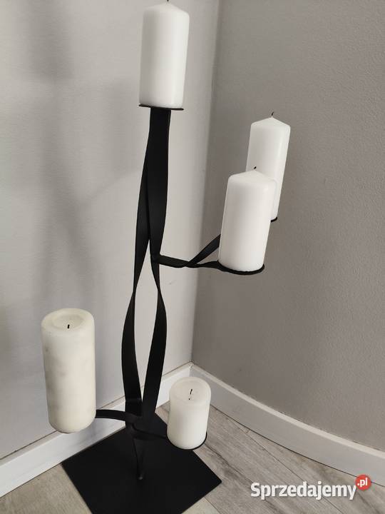 Świeczniki ręcznie robione UNIKAT małopolskie Trzebunia