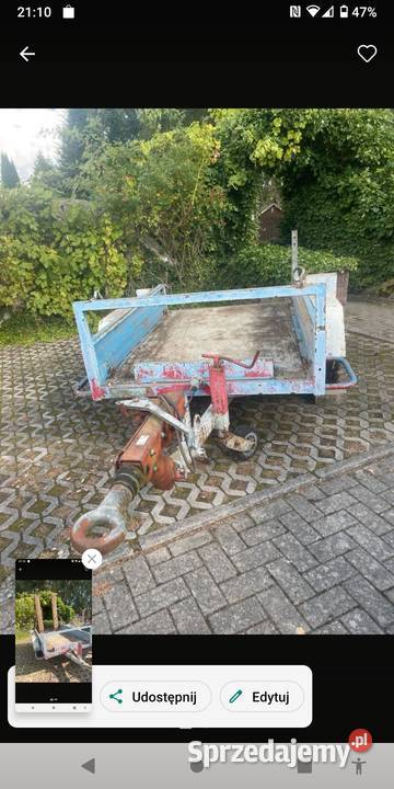 Przyczepa do minikoparki lawety pomorskie