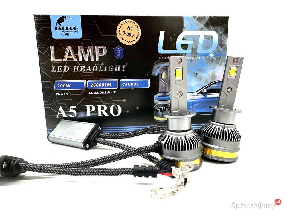 Żarówki LED H1 100W 930V komplet canbus mazowieckie Pomiechówek