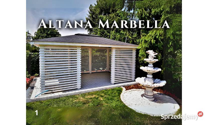 Altana drewniana nowoczesna Marbella Szybka Olkusz