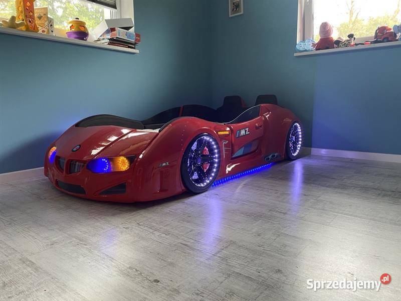 łóżko podświetlane z dźwiękiem odpalania BMW Kowale