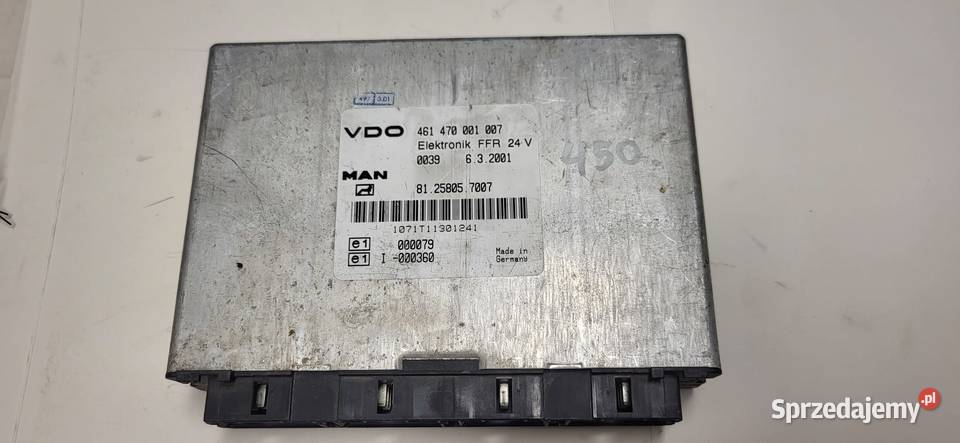 MAN TGA 410 A 00R 301KW 120 MODUL STEROWNIK VDO pomorskie Mojusz