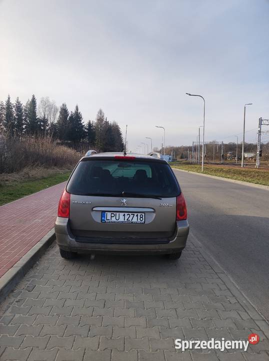 Peugeot 307 20 HDI 7 osobowy beżowy Puławy