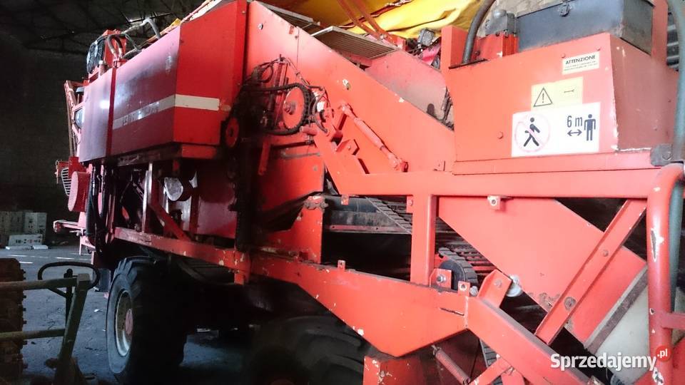 Kombajn do pomidorów uszkodzony