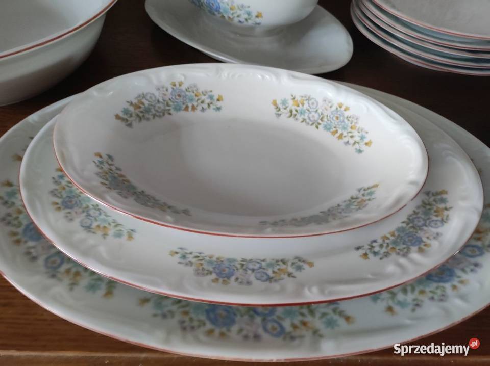 zestaw obiadowy kolekcjonerski porcelana Kielce