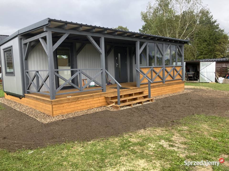 Domek dom mobilny całoroczny garaże sklepy Bolszewo