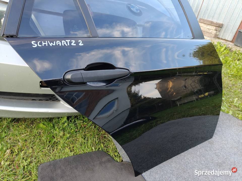 Bmw e91 drzwi tylne prawe czarne schwarz2