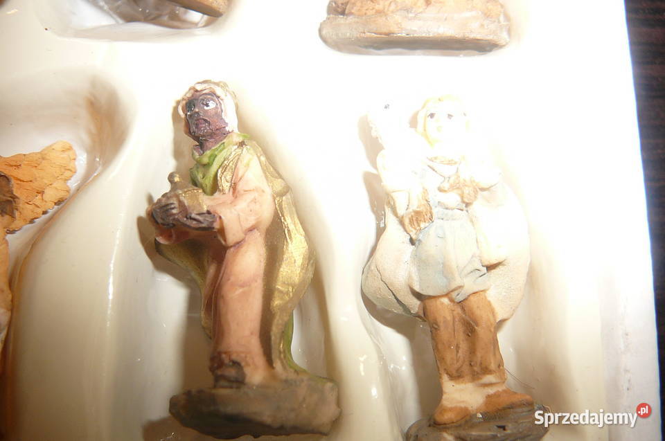 Szopka stara malutkie figurki