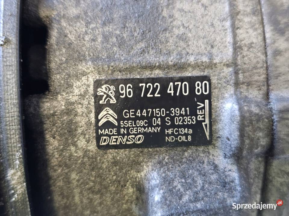 PEUGEOT 208 12 VTI HMZ HM01 82 sprężarka Kielce