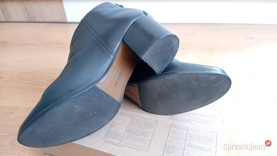 Buty botki trzewiki Lasocki skóra r40 Rawicz