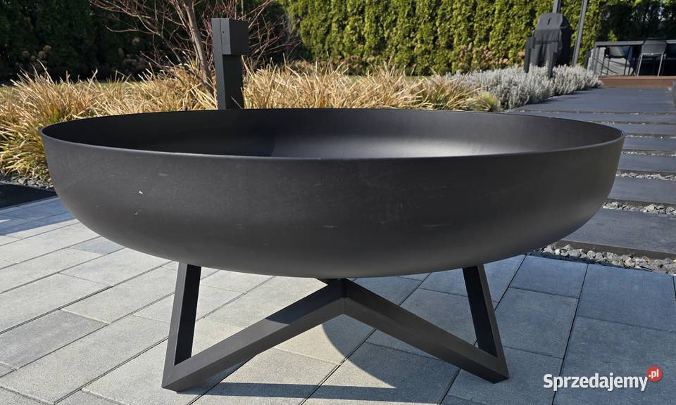 ZESTAW PALENISKO OGRODOWE OKRĄGŁE 80 RUSZT