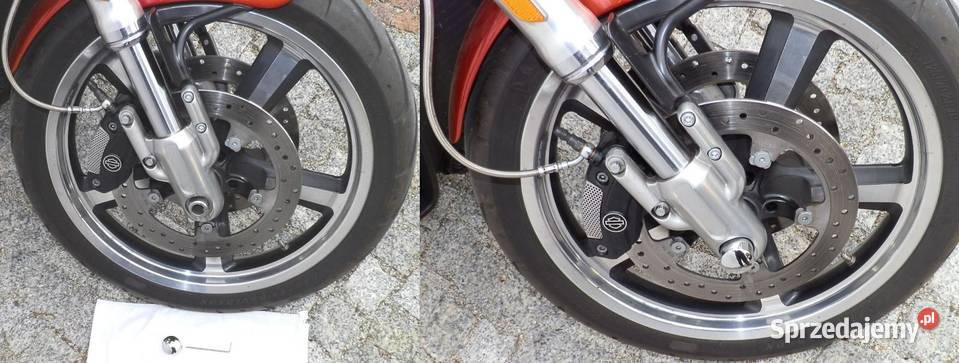 Nakładki śrub oś przód Harley Davidson VROD dolnośląskie Wrocław