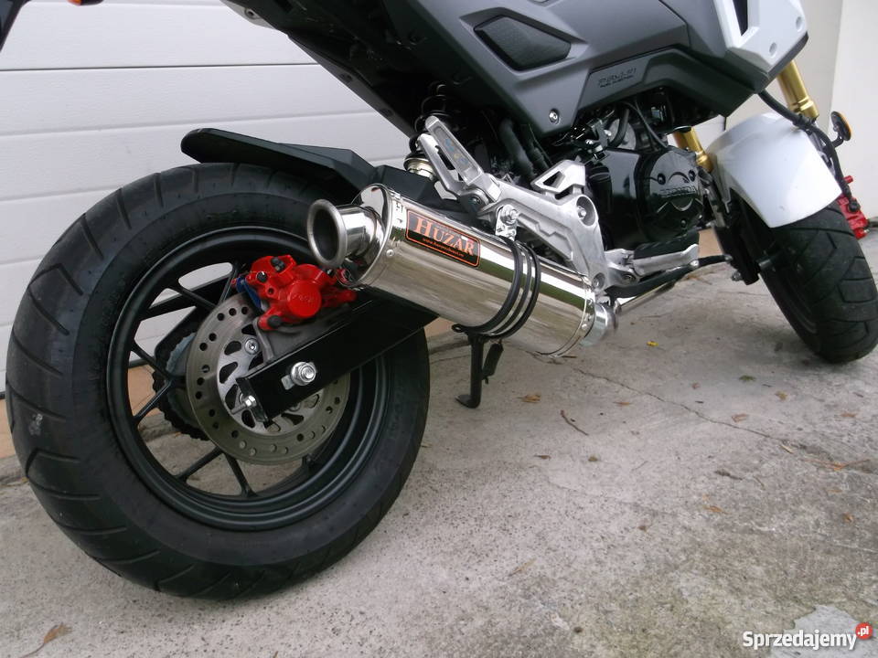 HUZAR EXHAUST wydech tłumik OWAL Honda MSX 125