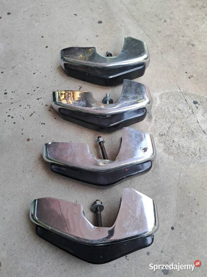 Fiat 125p ST kły do zderzaka chrom komplet 4 Leszno