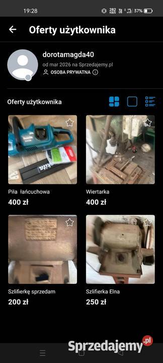 Wiertarka szlifierka oszustka Częstochowa sprzedam