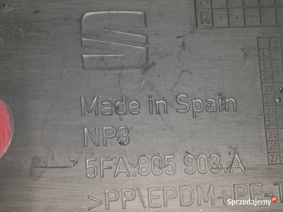 CUPRA FORMENTOR 18 SPOILER DOKŁADKA ZDERZAKA Pleszew