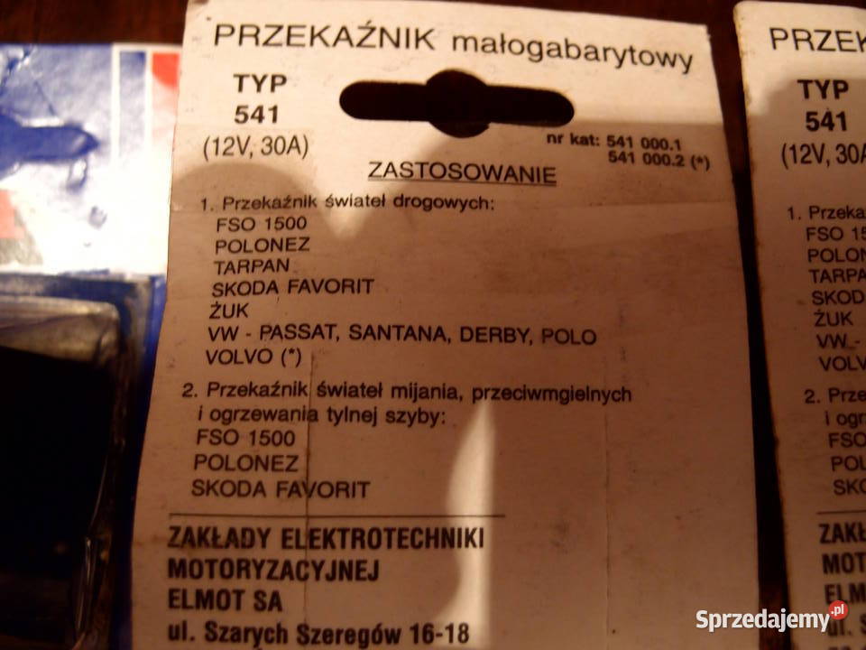 Przekaźnik świateł drogowych mijania ogrzewania Łódź sprzedam