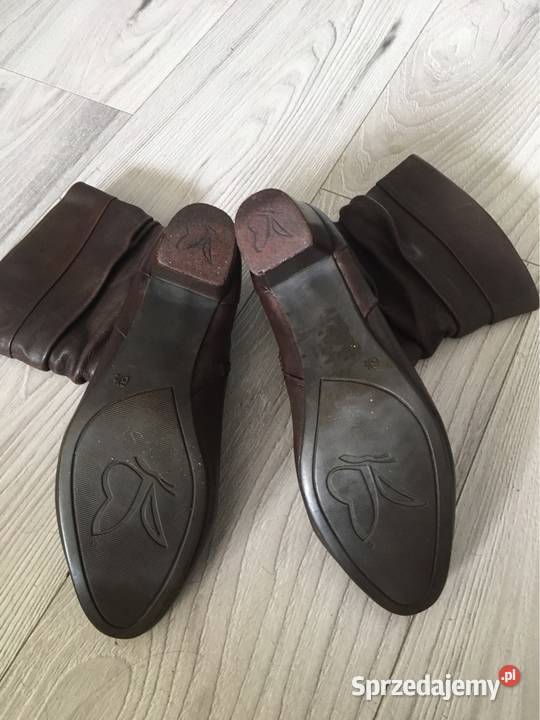 Damskie marszczone kozaki Caprice 40 Skawina