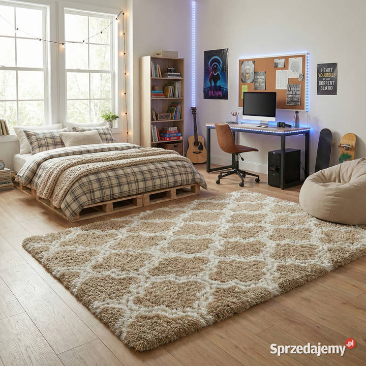 Dywan do salonu shaggy DECOR antypoślizgowy Opole