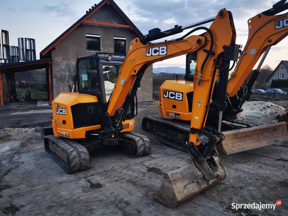Koparka gąsienicowa JCB 48 Z1 2020 Pług Łyżka nie Cieszyn