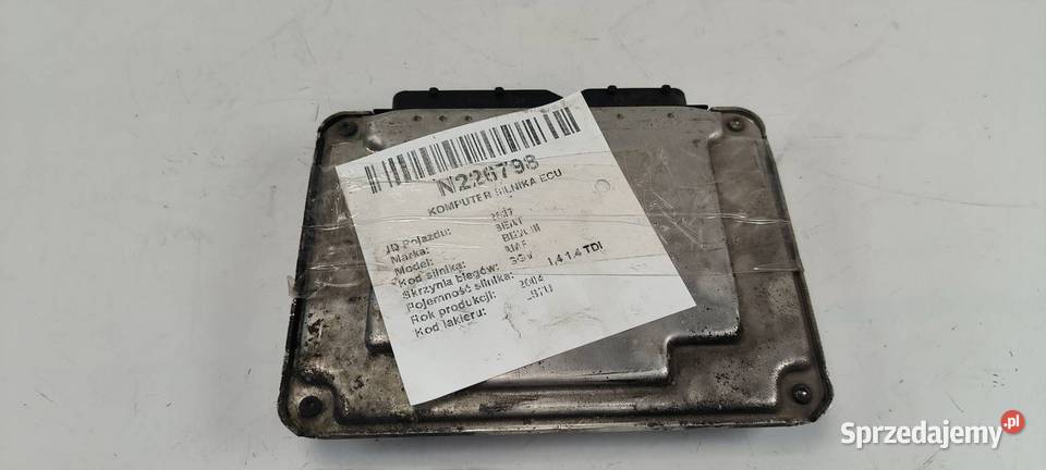 KOMPUTER SILNIKA ECU SEAT IBIZA III 045906019BG kujawsko-pomorskie Lipno