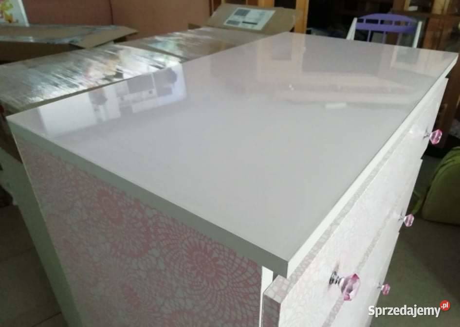 Różowa komoda 4 szuflady dziewczynka Meble Nowy Sącz sprzedam