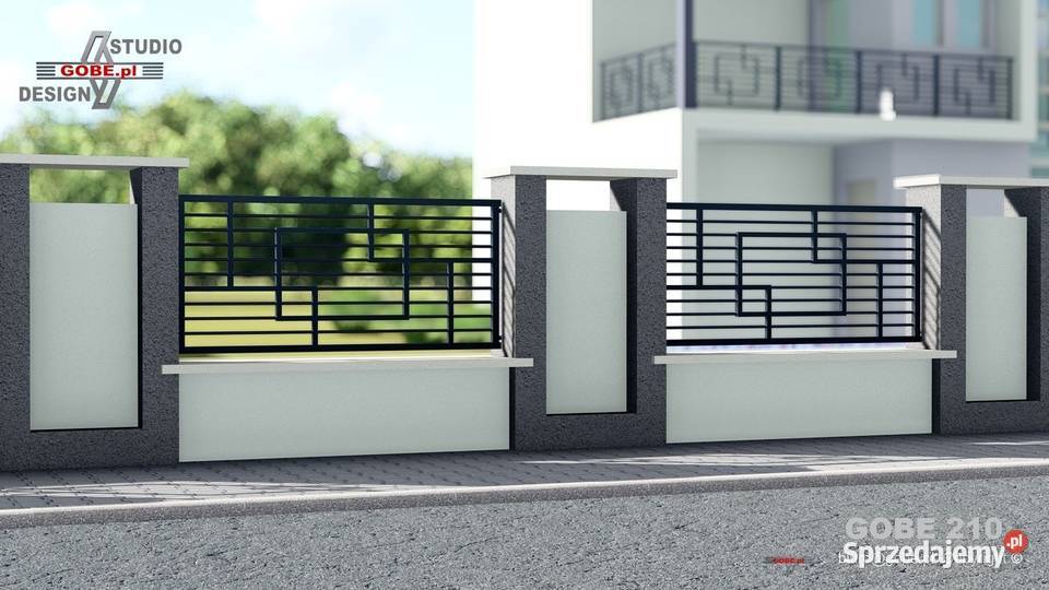 Przęsła nowoczesne ogrodzenia panelowe bramy Dom i Ogród