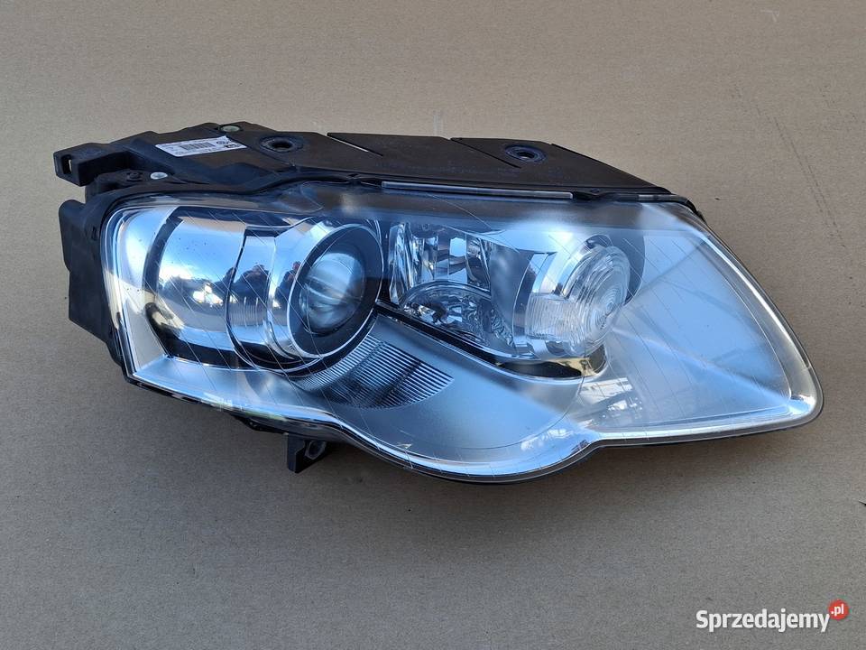 VW PASSAT B6 BI XENON REFLEKTOR PRAWY LAMPA