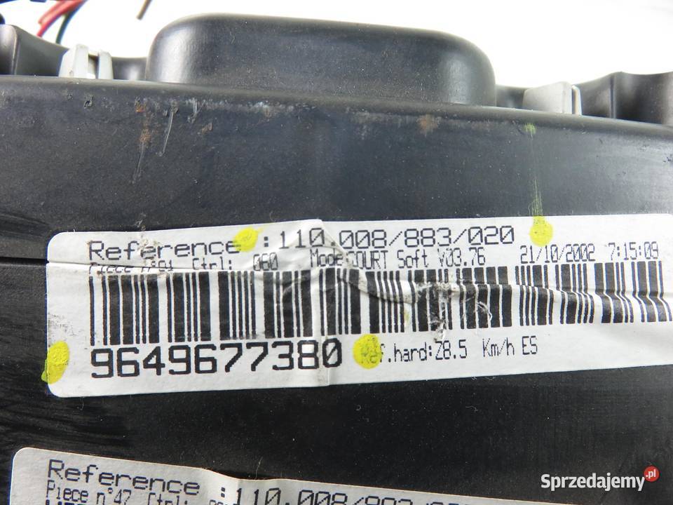 LICZNIK ELEKTRYCZNY PEUGEOT 607