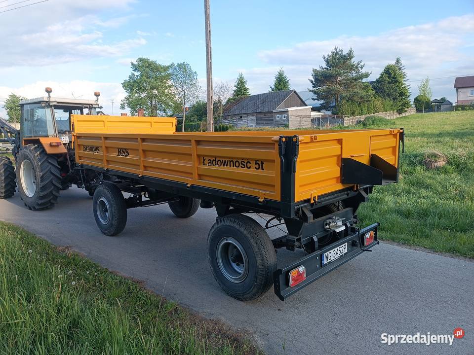 Przyczepa wywrotka 3stronna Brandys BSS 5 tonowa Żelechów